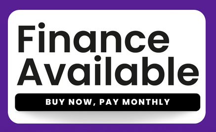 Finance Available. Buy now, pay monthly.